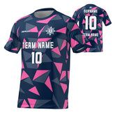Flight Jersey Fragments - Navy & Pink